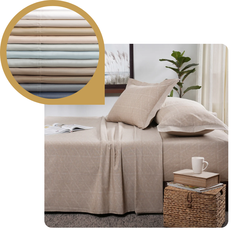 multi color bedsheets